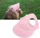 Sportpet voor Hund und Katze - Baseballcap Haustier - Outdoor-Hütchen Sonnenschutz - Verstellbarer Verschluss - M-Rosa