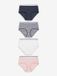 Next - Dames - Set van 4 katoenen midislips met logo - Roze