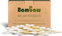 Bambaw Bamboe Wattenstaafjes | 400 Stuks
