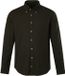 JP 1880 Heren Flanellen Overhemd Lange Mouwen Buttondown-kraag Modern Fit Dennengroen Maat 8XL