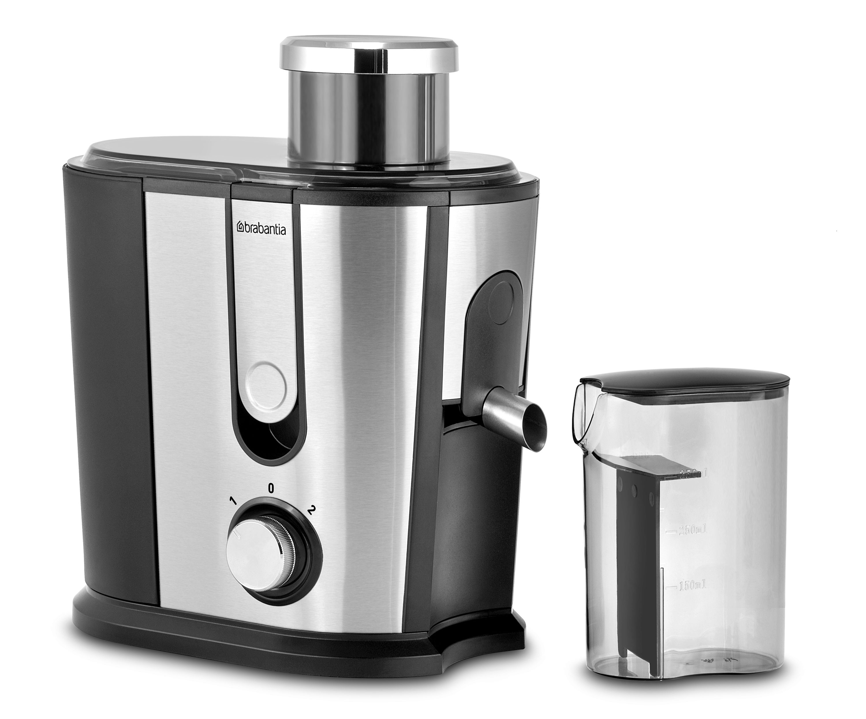 Brabantia BBEK1123 - Stainless Steel Centrifugal Juicer - 500W