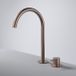 Hotbath Cobber wastafelkraan - opbouw - hoog - 2-gats - eengreeps - PVD - geborsteld koper CB023HBCP