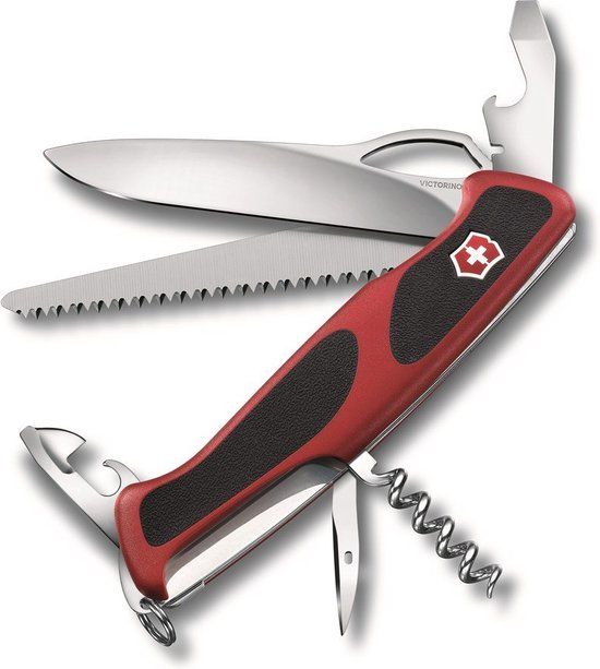 Victorinox RangerGrip 79 - Rood/Zwart - 12 Functies - Zwitsers Zakmes