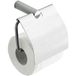 Wiesbaden Ida Porte-rouleau de papier toilette avec abattant - Chrome