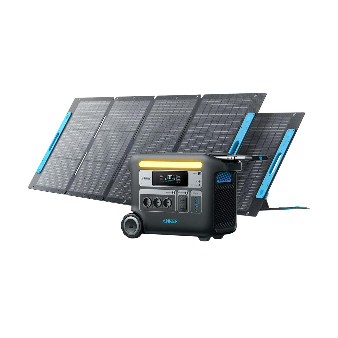 Anker Anker Solargenerator 767 (PowerHouse 2048 Wh met 2*200 W Zonnepaneel) - zwart