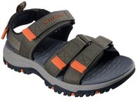 Skechers MENS USA 205478-OLV Sandalen Heren Plateau Sandalen Klittenband Synthetisch Rubber Veelkleurig Maat 41