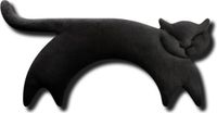 Leschi Coussin chauffant Clara the Cat - Midnight