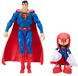 Jakks Sonic & DC Knuckles (6 cm) & Superman (13 cm) figurines multicolores