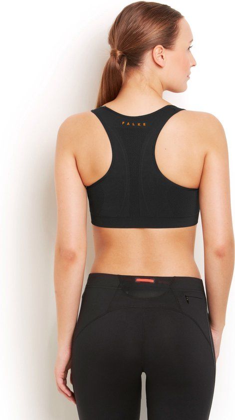Falke Madison Low Support Sport BH - Zwart - Maat L - Dames