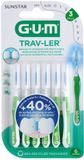 GUM Trav-Ler Ragers Groen 1.1mm - 3 x 6 stuks - Voordeelverpakking