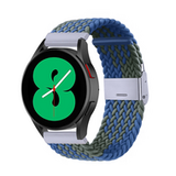 Samsung Braided nylon bandje - Groen / blauw - Galaxy watch 7 / Galaxy Watch FE - 40mm & 44mm