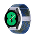 Samsung Braided nylon bandje - Groen / blauw - Galaxy watch 7 / Galaxy Watch FE - 40mm & 44mm