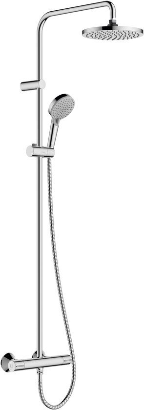 Hansgrohe Vernis Showerpipe with Thermostat - Chrome - 26318000