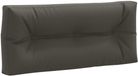 vidaXL Palletrugkussen VIANEN 100% Polyester Antraciet