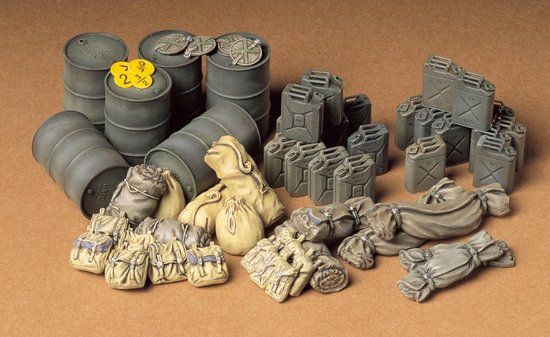 Tamiya 1:35 Diorama-Set Allied Vehicle Accessoires Plastic Modelbouwpakket - TAM35229