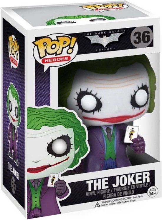 Funko Pop! Dark Knight Movie The Joker Vinyl Figure #36
