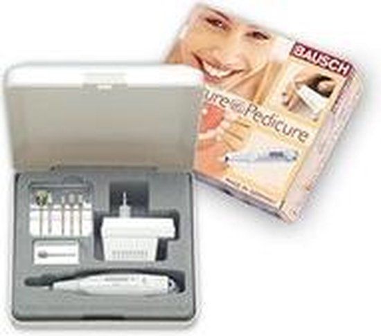 Bausch Elektrisch manicure/pedicureapparaat met 7 opzetstukken - voor vrouwen