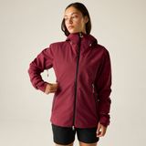 Dare2B Haik Dames Waterdichte Wandeljas met Capuchon - Bourgondië - Maat 44