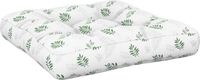 vidaXL Palletkussen bladpatroon 58x58x10 cm oxford stof