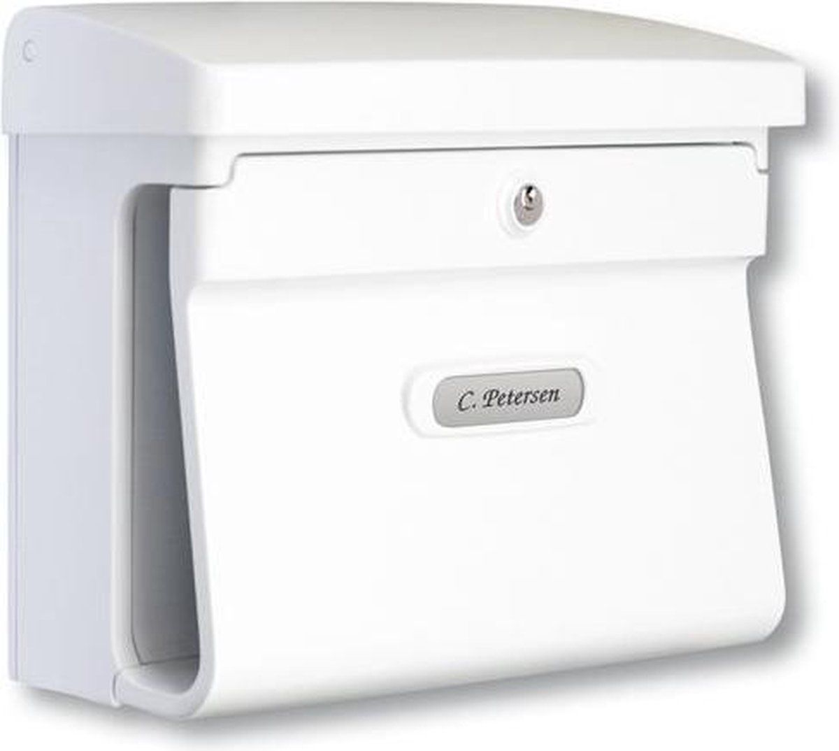 BURG WÄCHTER Brievenbus Bremen wit - Kunststof - 320x405x155 mm - RAL9003