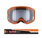 Spect Red Bull Spect Red Bull Strive MX Goggles Single Lens Zwart Oranje Helder
