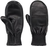 Barts Bailee Mitts Dames Zwart Leer Effen