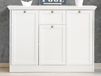 Lando Commode 3 portes 1 tiroir blanc