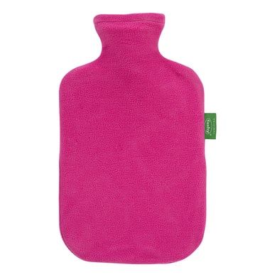 Fashy Warmwaterkruik 2L met fleece hoes - Magenta