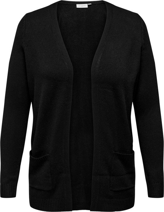 ONLY CARMAKOMA CARESLY L/S OPEN CARDIGAN KNT NOOS Dames Vest - Maat S-42/44