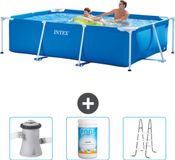 Intex Rechthoekig Frame Zwembad - 260 x 160 x 65 cm - Blauw