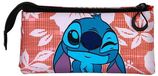 Karactermania Disney Lilo en Stitch Maui-FAN Triple Roletui - Potloden etui - Pennenetui 2.0 - Roze