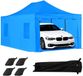 StarTech Latios Spuittent - Opvouwbare Spuitcabine - Groot Formaat 587x398x178 cm - Blauw