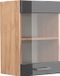 Vicco R-Line Glazen keukenkast – 40 cm Antraciet Hoogglans