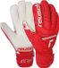 Reusch Attrakt Grip Finger Support keepershandschoenen voor kinderen, rood-wit, maat 7