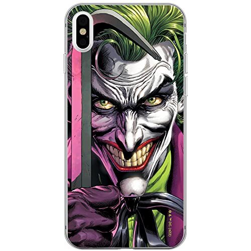 ERT GROUP ERT GROUP mobiel telefoonhoesje voor Iphone XS Max origineel en officieel erkend DC patroon Joker 014 optimaal aangepast aan de vorm van de mobiele telefoon, hoesje is gemaakt van TPU