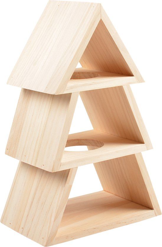Duvoplus Houten Klauterboom Knaagdier - 16x10x25cm - Bruin