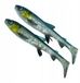 Savage Gear 3D Whitefish Shad 15cm Vert Argent - 2 pièces