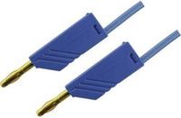 SKS Hirschmann MLN 50/2,5 BL Meetsnoer Banaanstekker 4 mm Banaanstekker 4 mm 0.50 m Blauw 1 stuk(s)