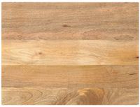 vidaXL Tafelblad rechthoekig 90x50x2,5 cm massief mangohout