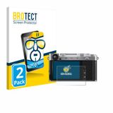 BROTECT - Screenprotector voor Fujifilm X-E5 - Folie Beschermfolie transparant 2 Stuks