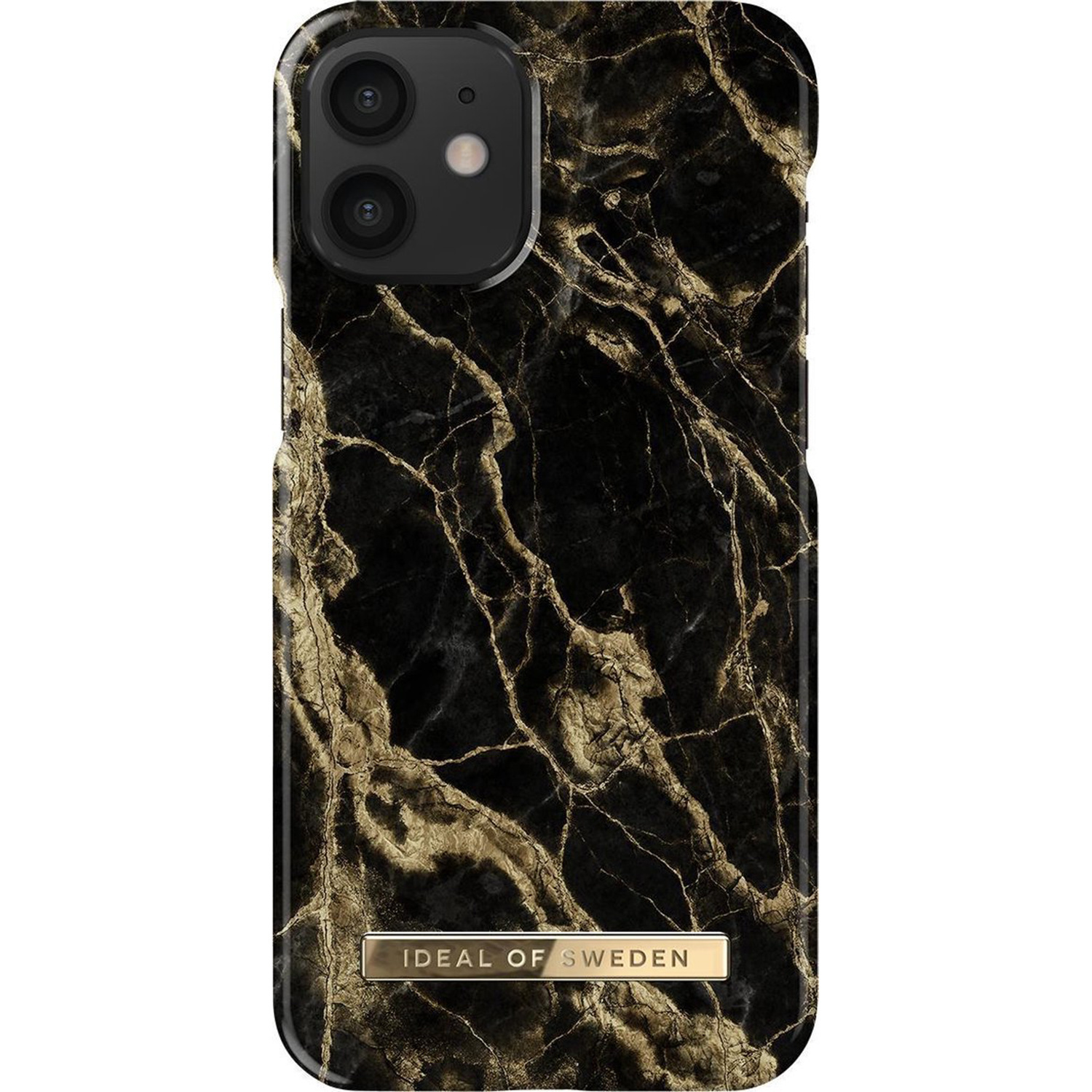 Ideal of Sweden Backcover voor iPhone 12 Mini - Golden Smoke Marble