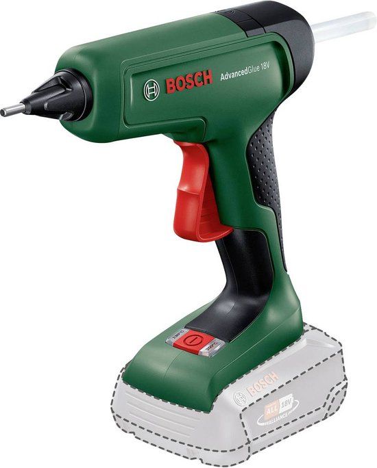 Bosch AdvancedGlue 18V Accu lijmpistool - Incl. 4 lijmsticks - Zonder 18V accu en lader