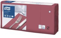 Tork Soft Lunchservet Bordeauxrood 33x33 cm 3-laags 1500 stuks