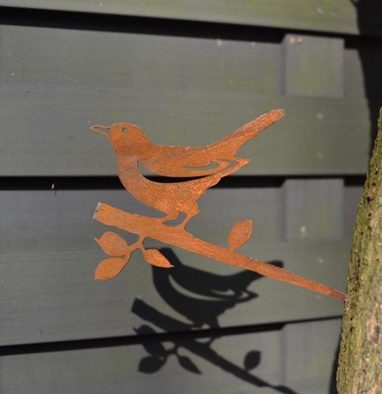 Birdwise metalen Merel - 29.1 x 29.1 x 20.2 cm - Metaal