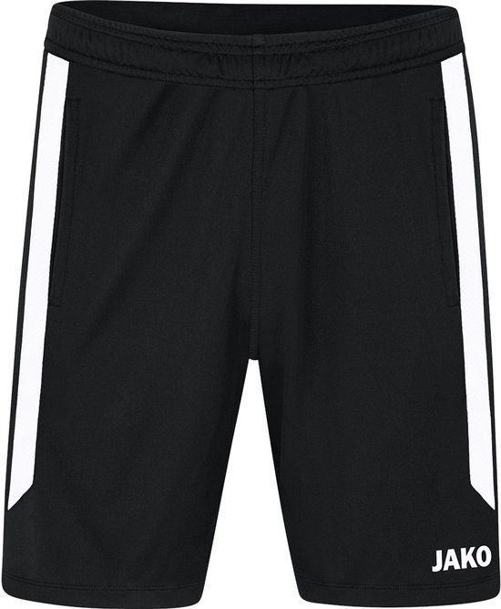 Jako Power Vrijetijdsshort Heren - Zwart / Wit - Maat XL