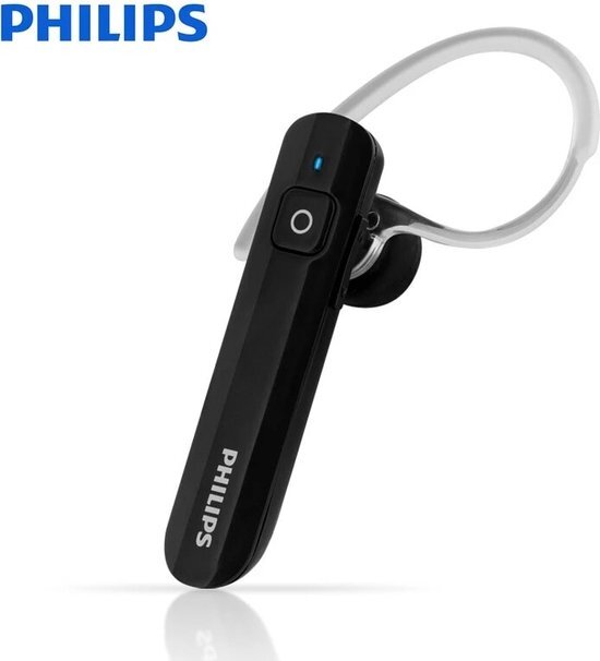 Philips SHB1603/10 - Mono Headset Bluetooth - draadloos bellen - zachte gel oordopjes - zwart