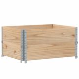 vidaXL Plantenbak 80x60 cm massief grenenhout