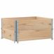 vidaXL Plantenbak 80x60 cm massief grenenhout