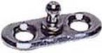 RECMAR Drukknoop bevestiging plaatje per 4 stuks (GS72479) Messing Reparatie
