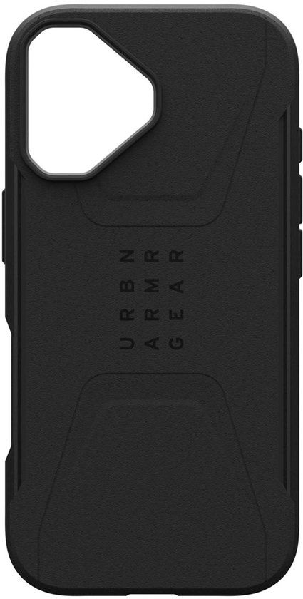Urban Armor Gear Civilian Magsafe Case voor iPhone 17 Pro - Zwart